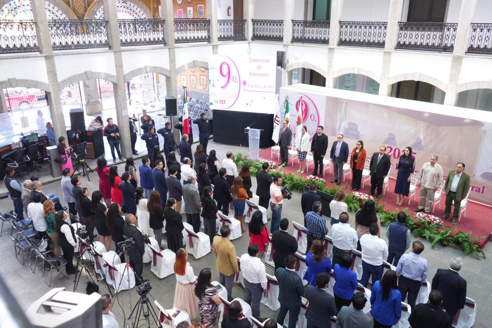 Conmemoran en el Congreso el Noveno Aniversario del Tribunal Electoral de Tlaxcala